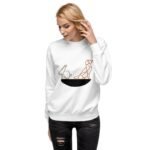 Classic Fit Ribbed Crew Neck Unisex Sweatshirt - Image 6